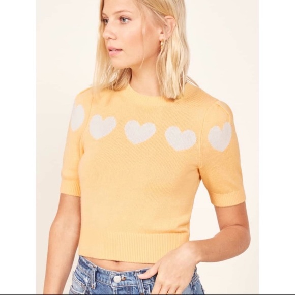 reformation daisy sweater